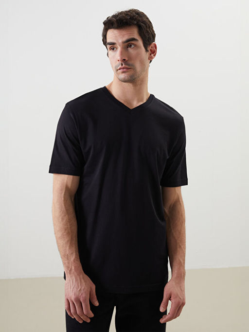 V Yaka Penye Erkek Ti??rt