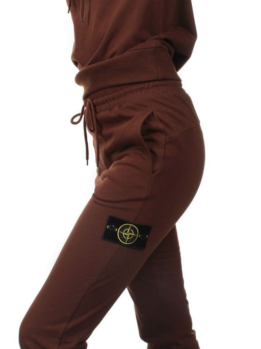 E102 BROWN Костюм спортивный женский (хлопок 90%, полиэстер 10%)