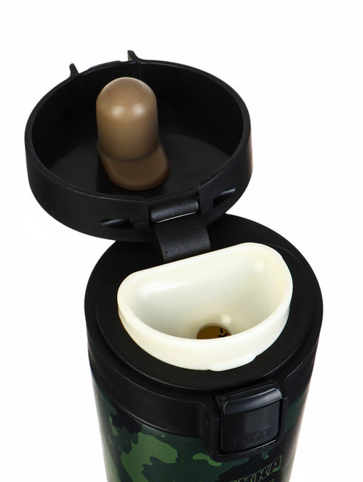 Термокружка Кружка лучшего мужчины, 380 мл, сохраняет тепло 8 ч, с ситечком