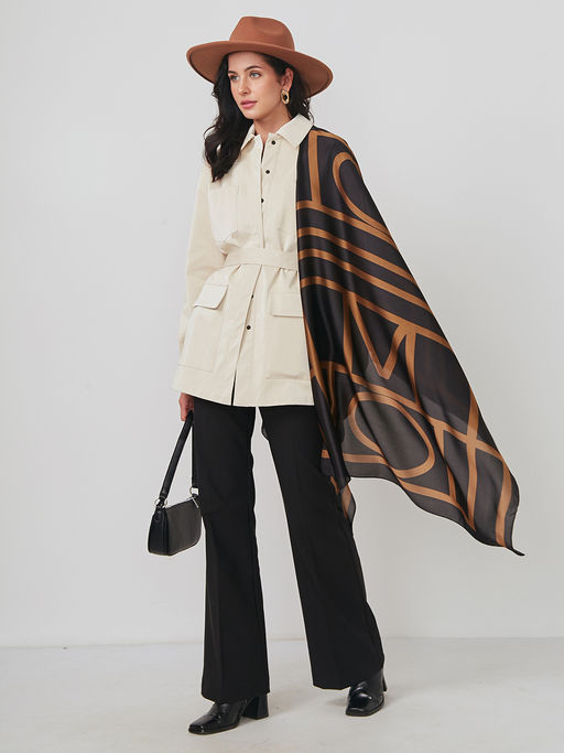 Большой, мягкий, тонкий и очень нежный двусторонний палантин - Tantino фото 3