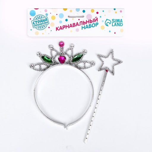 Карнавальный набор Феи, 2 предмета: жезл, ободок - Страна карнавалия фото 3