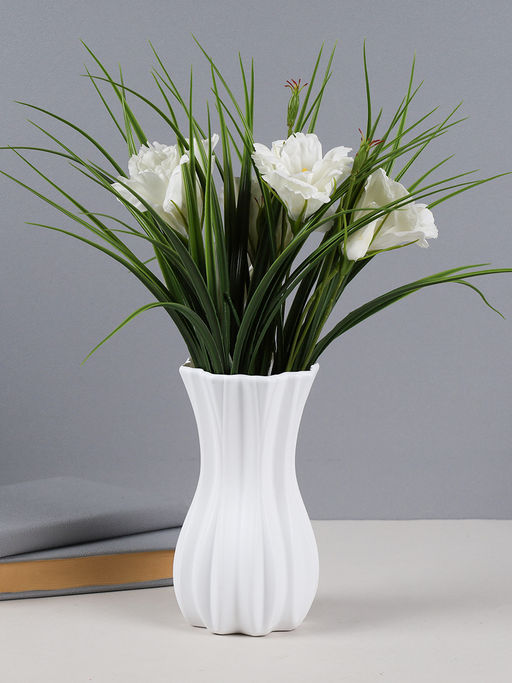 Ваза пластик 18 см / C512-1 /уп 168/ - ГалеонТрейд фото 4