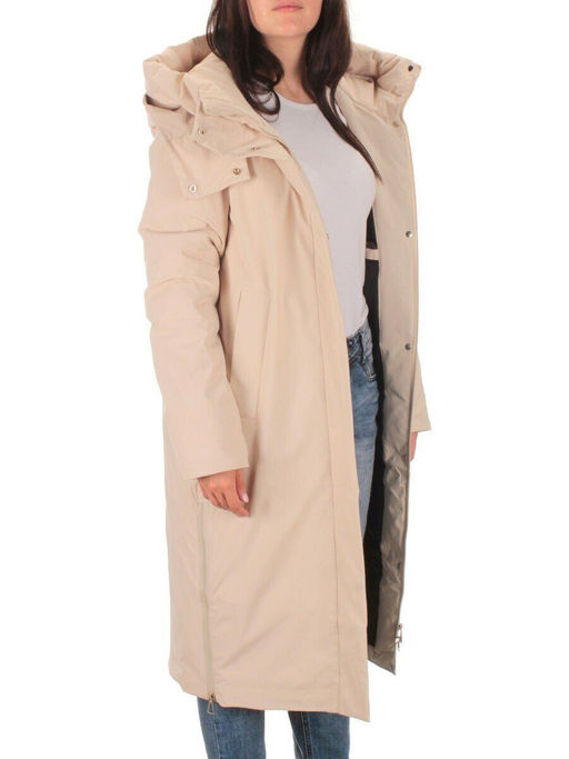 22377 BEIGE Пальто зимнее женское облегченное (150 гр. холлофайбера) - Fashion фото 8