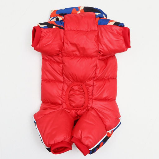 Комбинезон принтованный с замком на спине, размер 12 (ДС 28, ОГ 38, ОШ 27 см), красный - Simaland фото 8