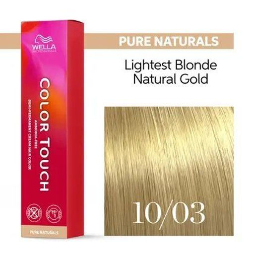 Краска Color Touch 10/03 очень светлый блондин натуральный золотой Wella Professionals