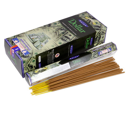 Благовония Satya Hexa Dollar Доллар аромапалочки уп-6шт