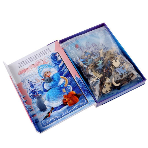 Пазл фигурный Зимняя краса, голографические детали - Puzzle фото 19