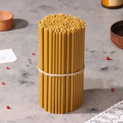 Церковная свеча из воска №80, темный натуральный, 1кг - Simaland фото 3