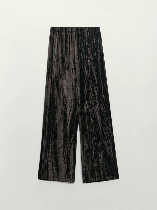 Широкие брюки из бархата / Zarina