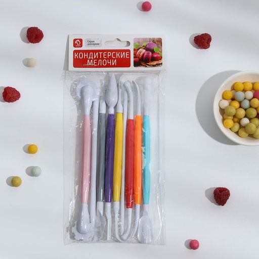 Набор для моделирования кондитерских украшений Доляна, 9 шт., 16.5 см