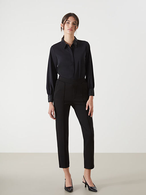 Beli Lastikli Kad?n Pantolon