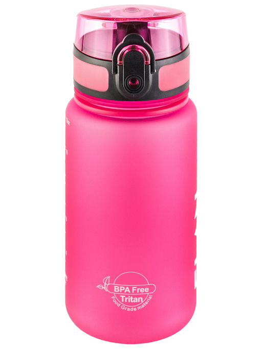 Бутылка для воды 350 мл 6,8*6,8*17 см "Style Matte" фуксия