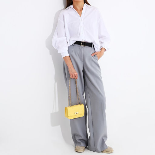 Сумка-мессенджер на клапане, цвет жёлтый - Simaland фото 3