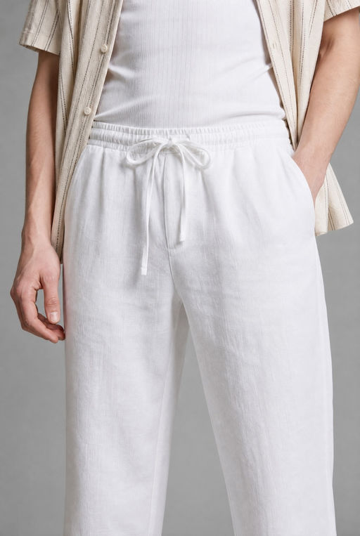 %100 Keten W_de Leg Pantolon - Defacto фото 5