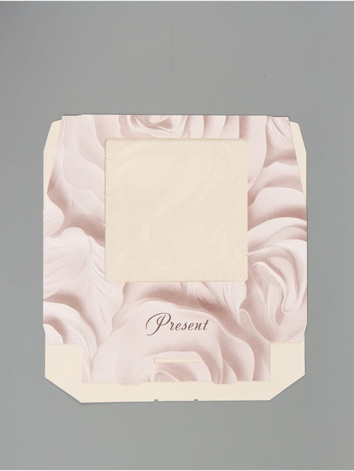 Цена за 5 шт. Коробка подарочная складная «Подарок», 20×20×4 см, с окном