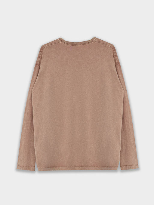 Лонгслив женский серый с обработкой эйсид - Mark formelle фото 6