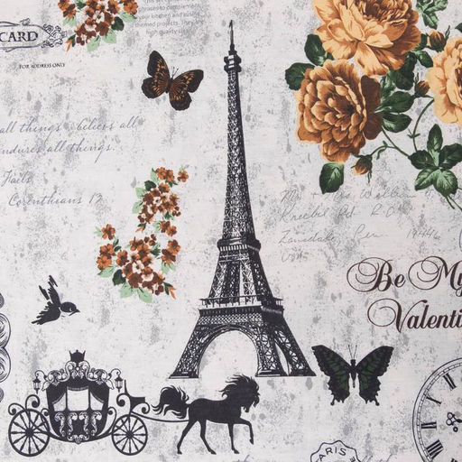 Постельное бельё Этель дуэт Парижские сезоны 143х215 см - 2 шт., 240х220 см, 70х70 см - 2 шт., 100% хлопок, бязь 125 г/м  фото 3