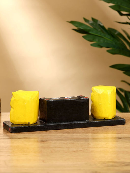 Календарь настольный Совушки, 1966 см, дерево, чёрно-жёлтый - Simaland фото 3