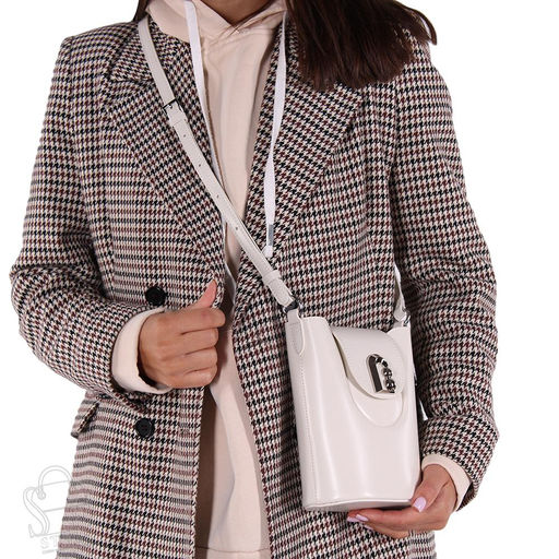 Сумка женская кожаная 315NL milk white NL - S-style фото 2