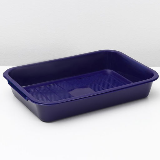 Туалет средний с сеткой 36 х 26 х 6,5 см, синий/черничный - Simaland фото 4