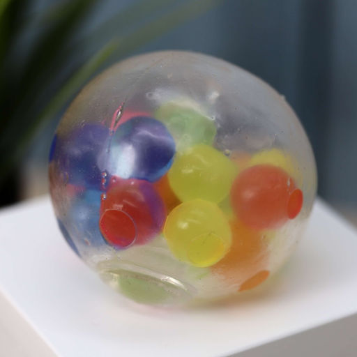 Мялка - антистресс Colorful balloons, шоу-бокс 12 шт.