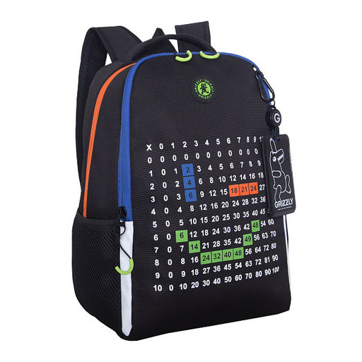 RB-651-10 Рюкзак школьный с картхолдером на держателе - Grizzly фото 22