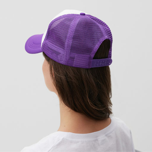 Бейсболка с сеткой унисекс MINAKU, фиолетовая, размер 56-58