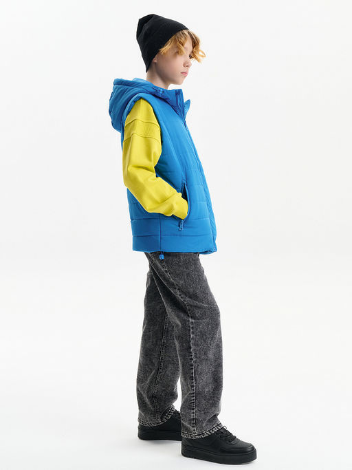 PELICAN, жилет для мальчиков, Лазурный  фото 2