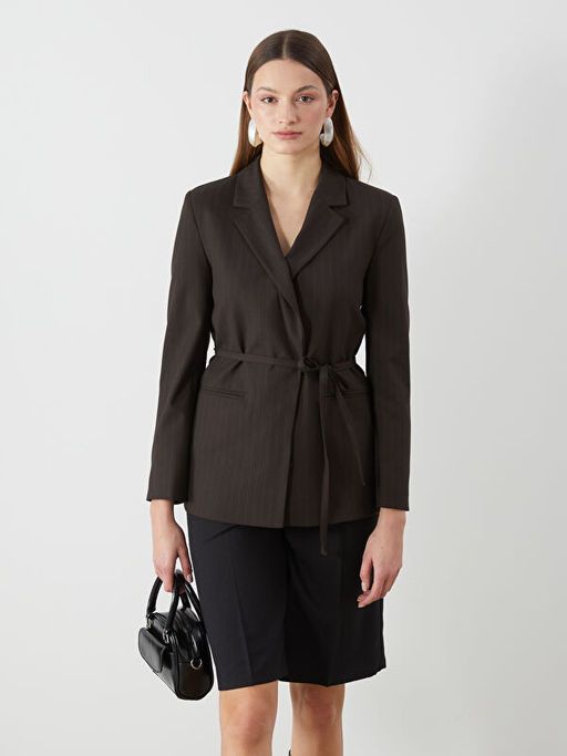 ?izgili Kad?n Blazer Ceket