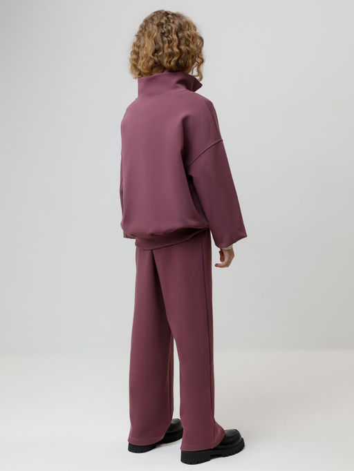 КР 400876/бордовый 1411 к653 брюки для дев