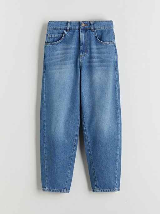 Baggy Fit Erkek ?ocuk Jean Pantolon
