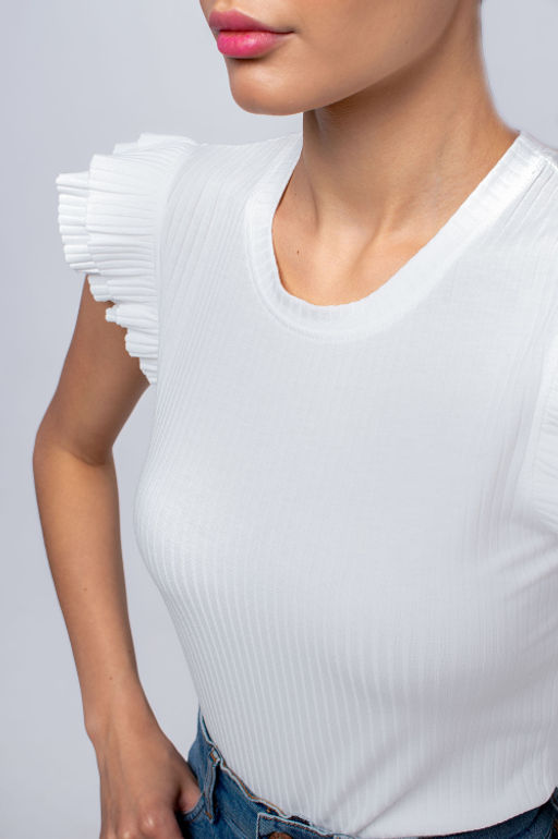 Арт. 3401/2 Футболка женская 42-50 (5 шт) Цвет:белый - Калинка фото 6