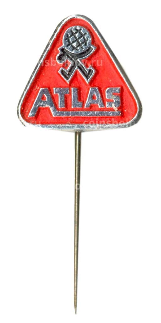 Значок рекламный ATLAS