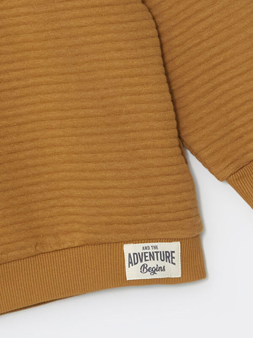 Bisiklet Yaka Basic Erkek Bebek Sweatshirt - Waikiki фото 2