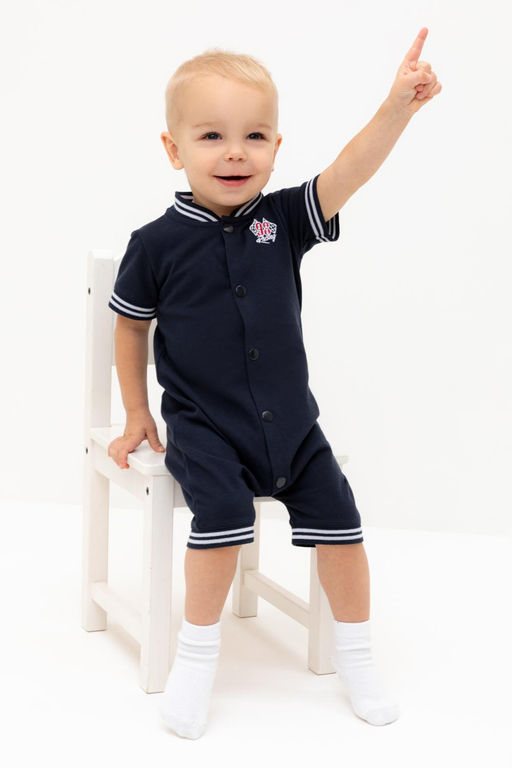 Crockid _ КР 6547/индиго к548 полукомбинезон д/мал яс фото 5