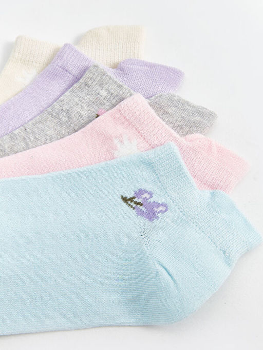 ?i?ekli Kad?n Patik ?orap 5li Paket - Waikiki фото 3