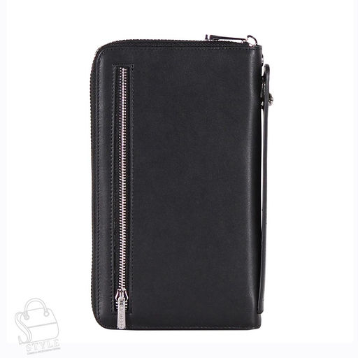 Клатч мужской кожаный 20930 black Pratero