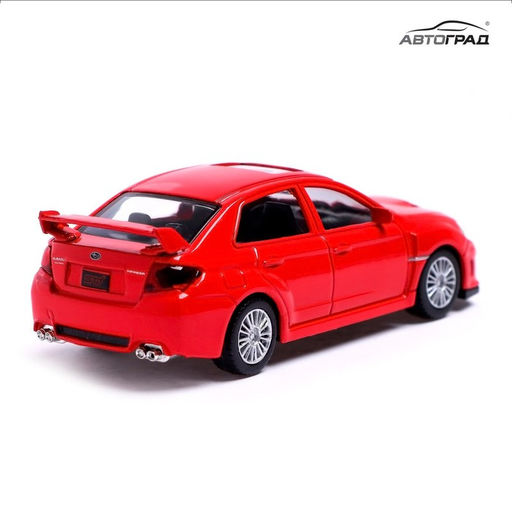 Машина металлическая SUBARU WRX STI, 1:43, цвет красный - Автоград фото 5