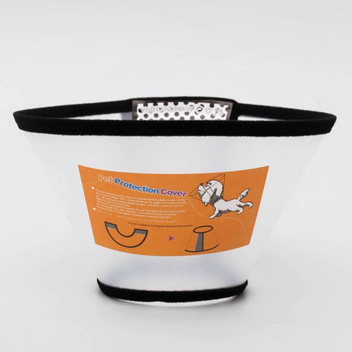 Ветеринарный воротник №4, обхват шеи 26-31 см, высота 13 см, чёрный - Пижон фото 6