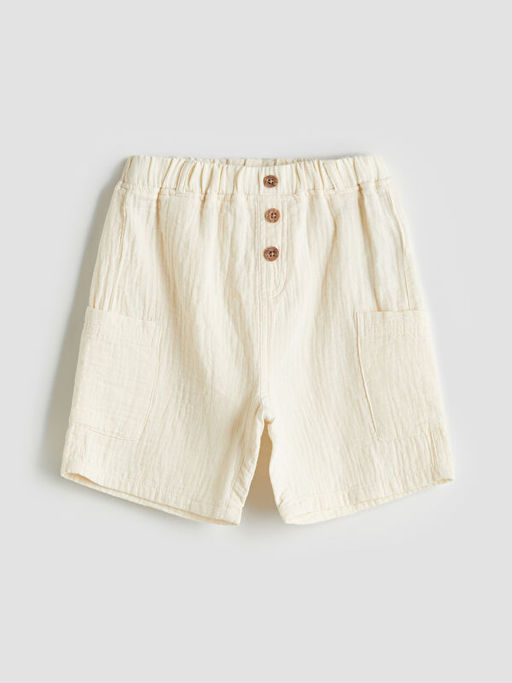 Beli Lastikli D??meli Erkek ?ocuk ?ort