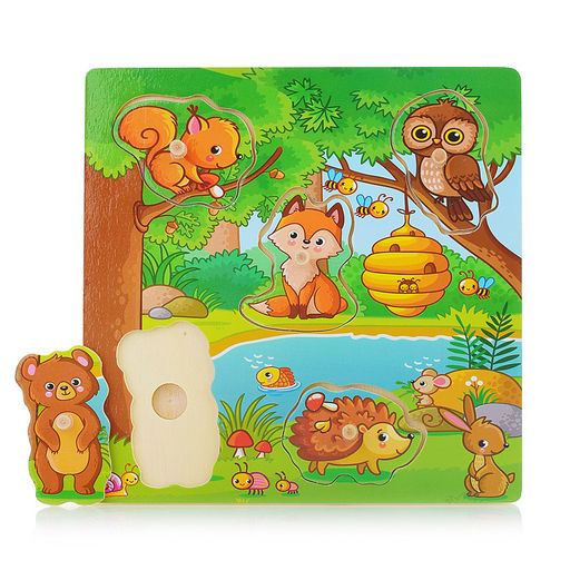 Пазл-вкладыш Лесная сказка - Щепочка фото 4