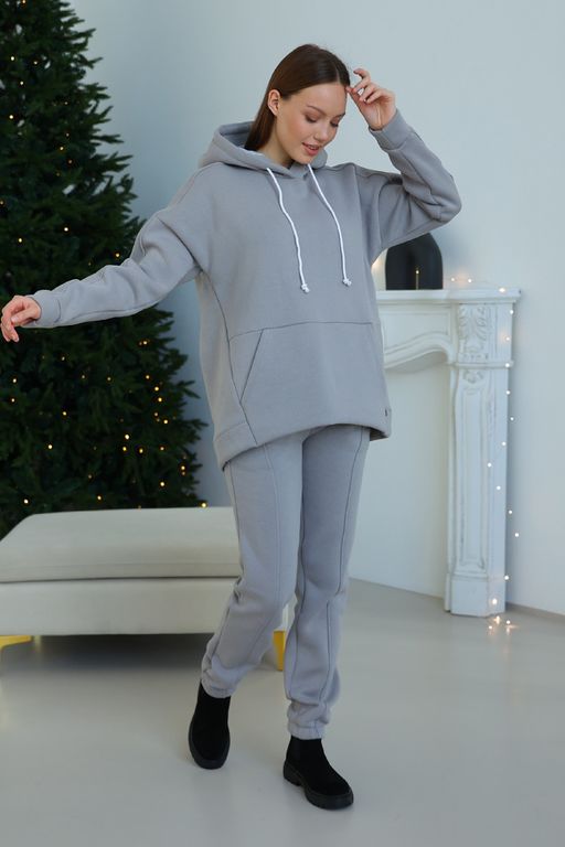 Джемпер женский 296L17 серый - Solo mio фото 4