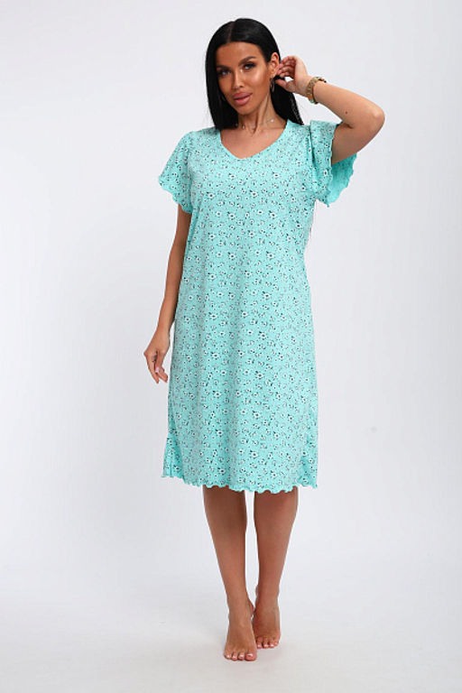 Сорочка женская (01064 синий) - Плиона фото 61