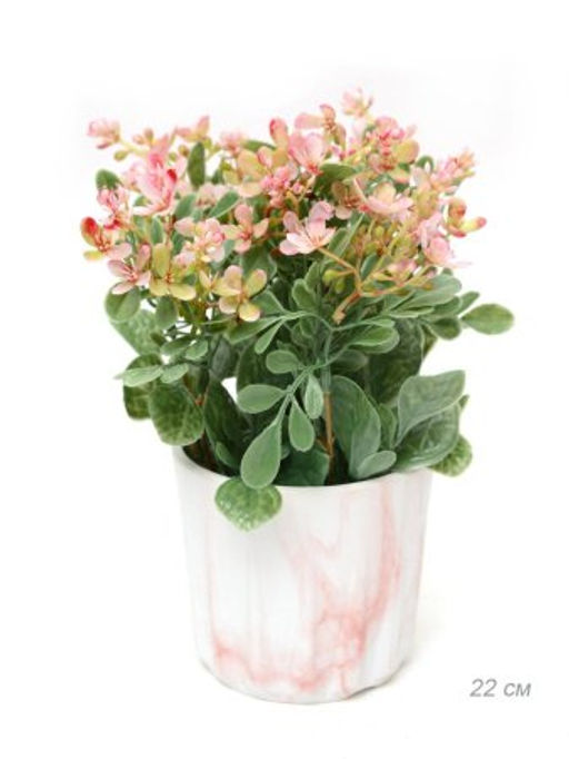 Цветочная композиция Зелень 22 см / 0213-17 /уп 60/ - Галеонтрейд фото 4