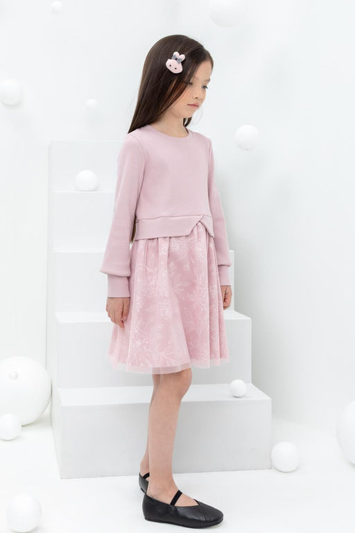 К 5833/розовый лед платье для дев