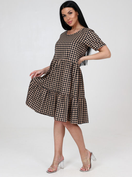 837 ПЛАТЬЕ (Клетка) - А-дина фото 4