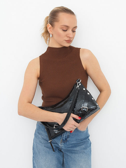 Сумка 91393 black Velina Fabbiano-Safenta