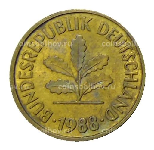 5 пфеннигов 1988 года F Германия