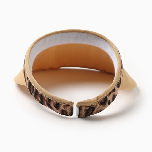 Козырёк женский MINAKU Leopard, коричневый, размер 56-58