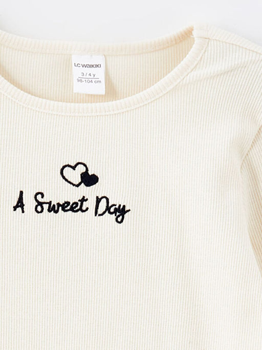 K?z Bebek Ti??rt ve ?ort Etek Tak?m? - Waikiki фото 3